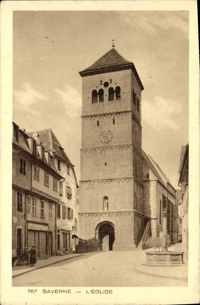 Saverne — A Igreja — Braun & Cie, Dornach - Frente