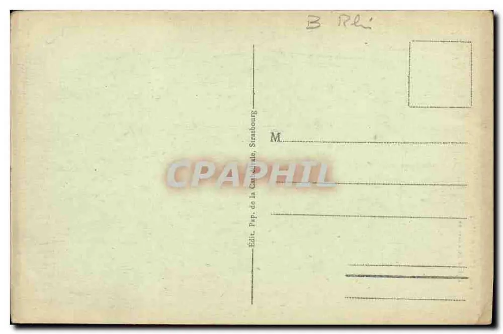 Estrasburgo — Igreja de São Tomás — Editor Pap. da Catedral, Estrasburgo, n° 200 - Verso