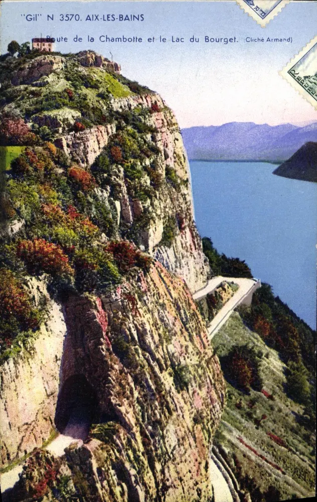 Aix-les-Bains — Route de la Chambotte und See Bourget — Edition 'Gil' N°3570 - Vorderseite