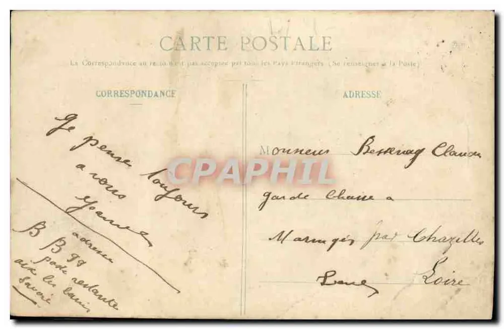 Aix-les-Bains — Place du Revard und Grand Hôtel d'Aix — Verlag E. Reynaud, n° 2327 - Rückseite