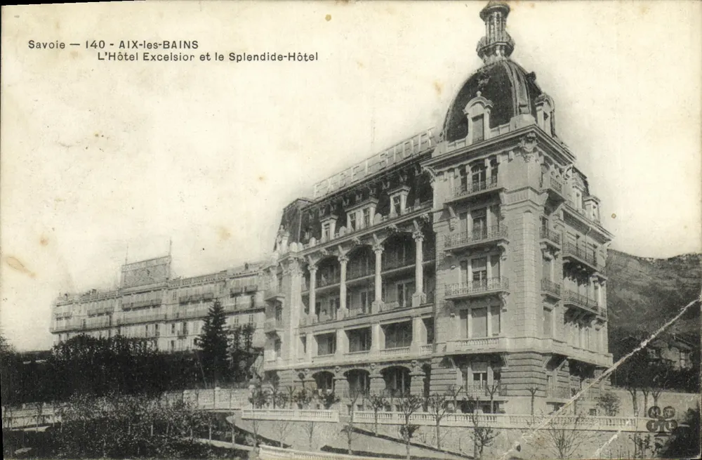 Aix-les-Bains — L'Hôtel Excelsior et le Splendide-Hôtel — éditeur : Savoie 140 - Vorderseite