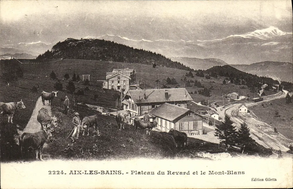 Aix-les-Bains - Plateau du Revard und Mont Blanc - Giletta-Edition - Vorderseite