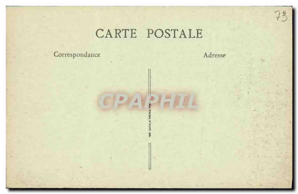 Chambéry — Allgemeine Ansicht 270 m. Höhe — B.F., Paris « Lux » - Rückseite