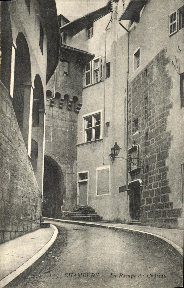Chambéry — La Rampe du Château — E. Reynaud, n°159 - Voorkant