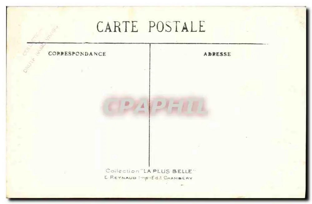 Chambéry — La Rampe du Château — E. Reynaud, n°159 - Achterkant