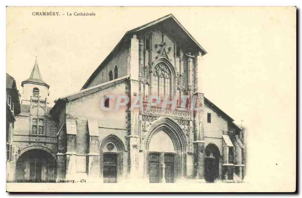 Chambéry - A Catedral — editor Chambéry, n° 474 - Frente