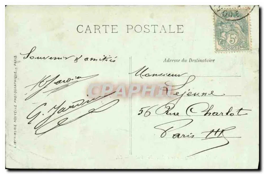 Chambéry — Allgemeine Ansicht und Dent du Nivolet — LL. — n°43 - Rückseite