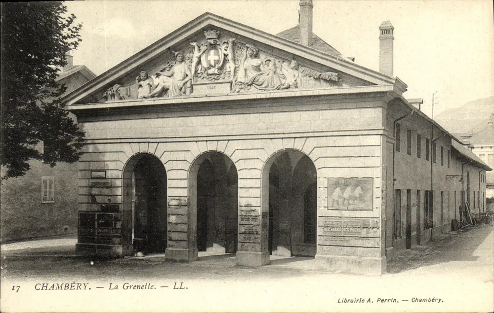Chambéry — La Grenette — Livraria A. Perrin - Frente