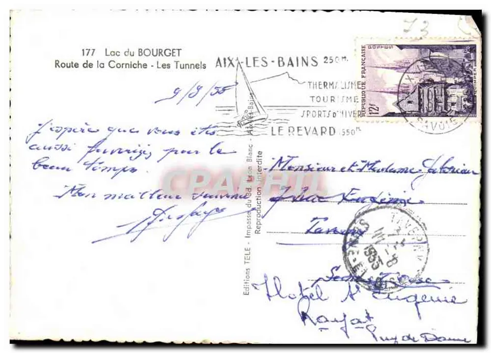 Lago do Bourget — Os Túneis — Edições TELE - Verso