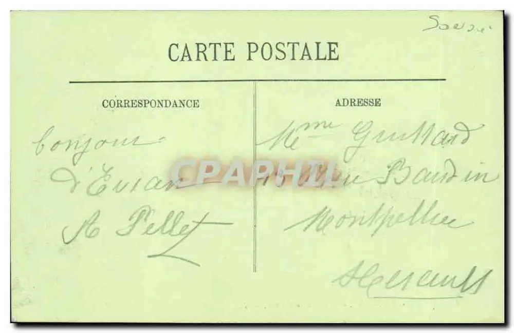 ÉVIAN-LES-BAINS — A Fonte Cachat — LL - Verso