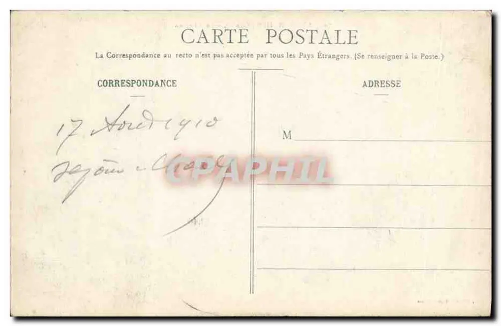 Les Marches (Savoie) — O Castelo — L. Blanc, Montmélian, n°70 - Verso