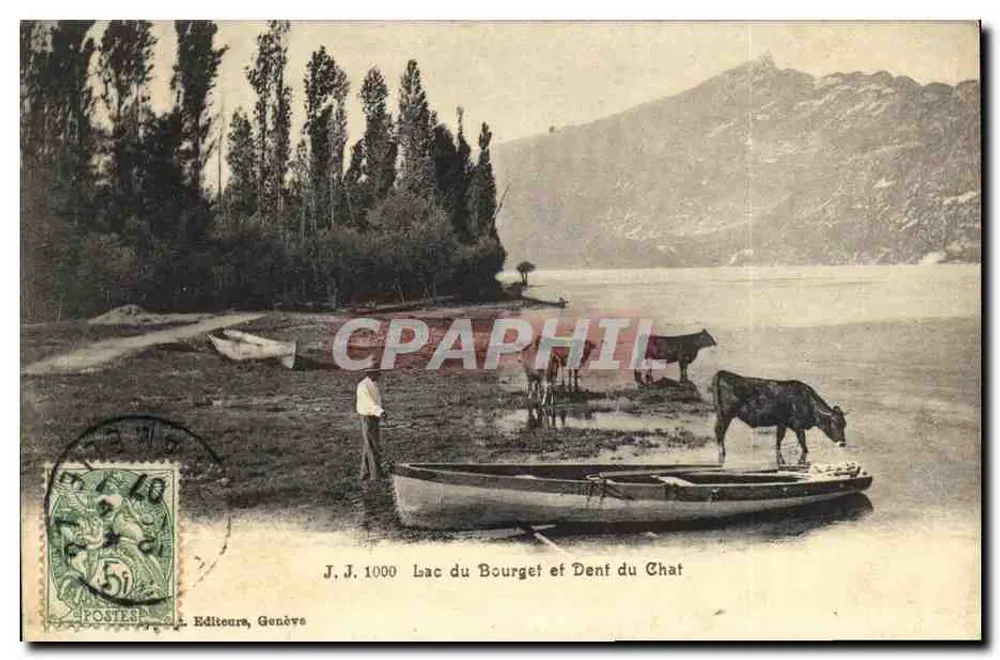 बूर्गेट झील और चैट के दांत — जे. जे. 1000 — एडिटर्स, जेनेवा - आगे