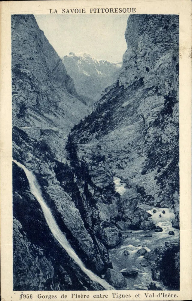 Gorges der Isère zwischen Tignes und Val-d'Isère — pittoreske Savoie — Verlag La Plus Belle de Migen - Vorderseite