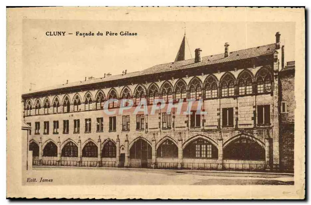 Cluny — Fachada do Père Gélase — Edição James - Frente