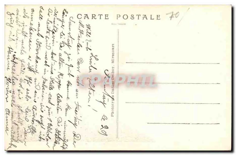 Arredores de CHAUMONT — Vale da Marne — D. D. - Verso