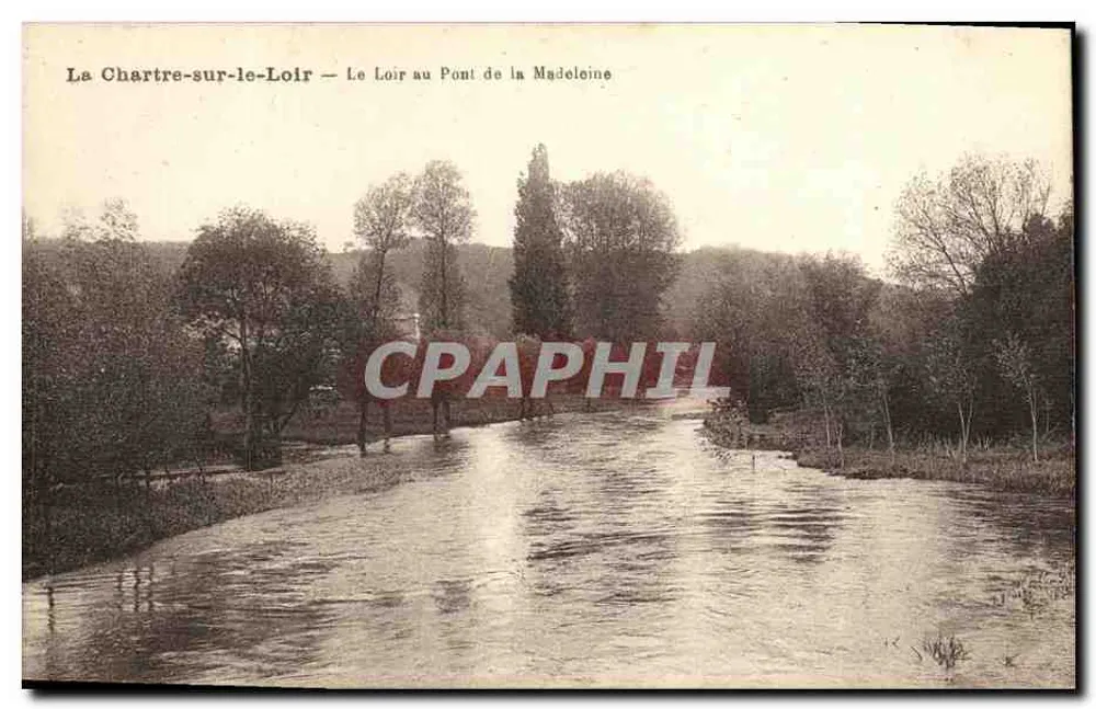 La Chartre-sur-le-Loir — Der Loir am Pont de la Madeleine — Édition La Chartre - Vorderseite