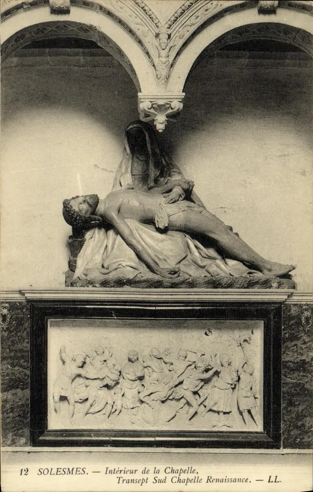 Solemes — Innenansicht der Renaissance-Kapelle — LL. n°12 - Vorderseite