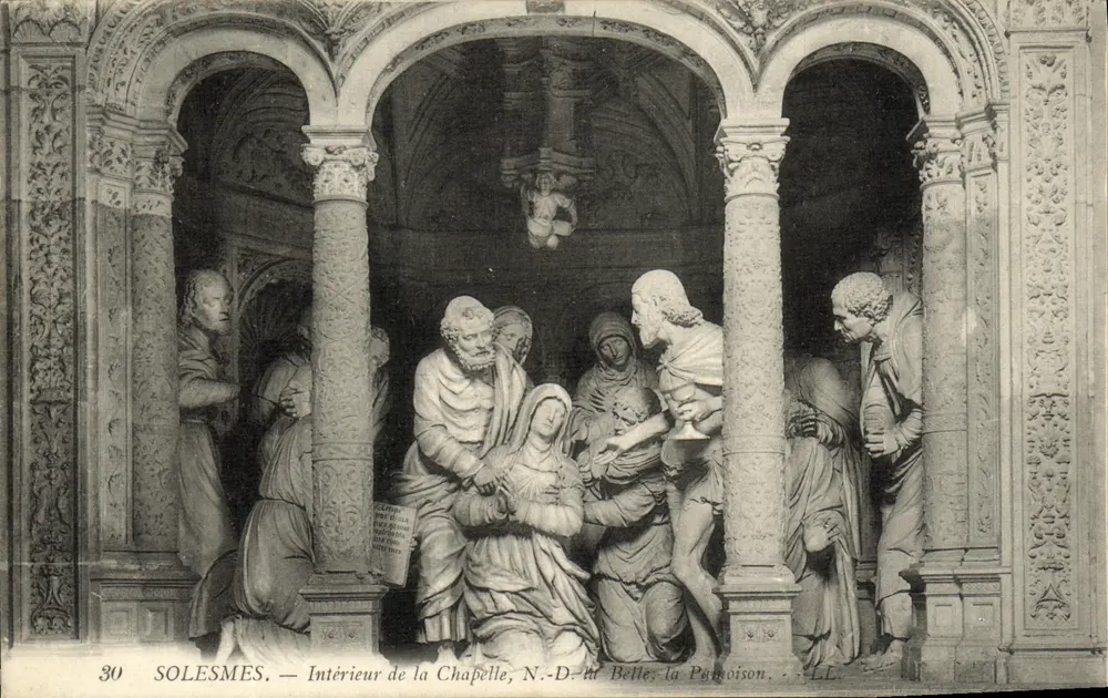 Solemes — Innenansicht der Kapelle N.-D. de la Paixoisson — LL, n°30 - Vorderseite