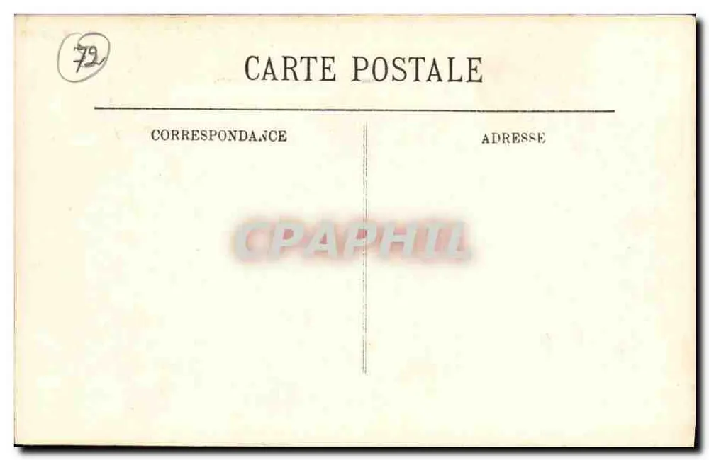 Die vier Kaplanen — Innenansicht der Kapelle — SOLESMES — LL. - Rückseite