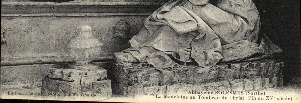 Abtei von Solesmes (Sarthe) — Die Magdalena am Grab Christi. Ende des 15. Jahrhunderts — Ausgabe J. Muthy, Sable-sur-Sarthe - Vorderseite