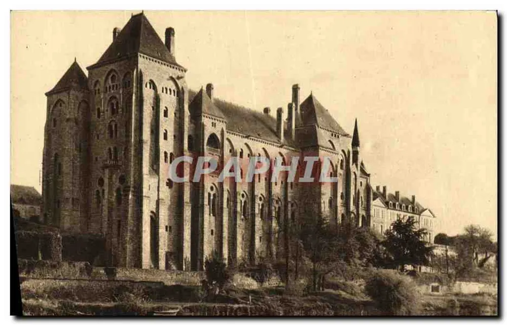 Abtei Saint-Pierre de Solesmes — Ansicht von Norden — Edition der Freunde von Solesmes - Vorderseite