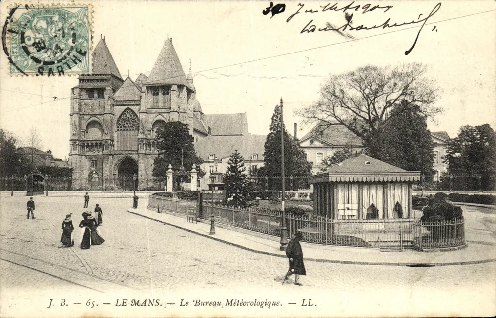 Le Mans — Le Bureau Météorologique — éditeur J.B. n°65 - Frente