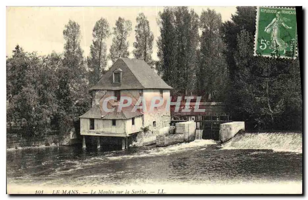 Le Mans — O Moinho na Sarthe — LL. — n°101 - Frente