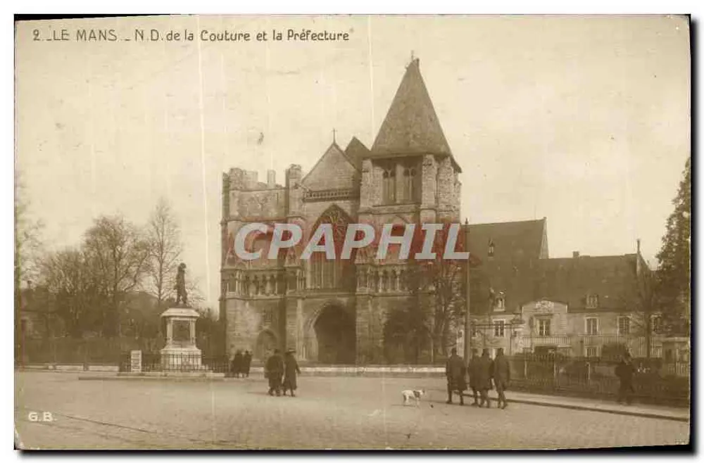 Le Mans - N.D. de la Couture e a Prefeitura — G.B. editor, n°2 - Frente