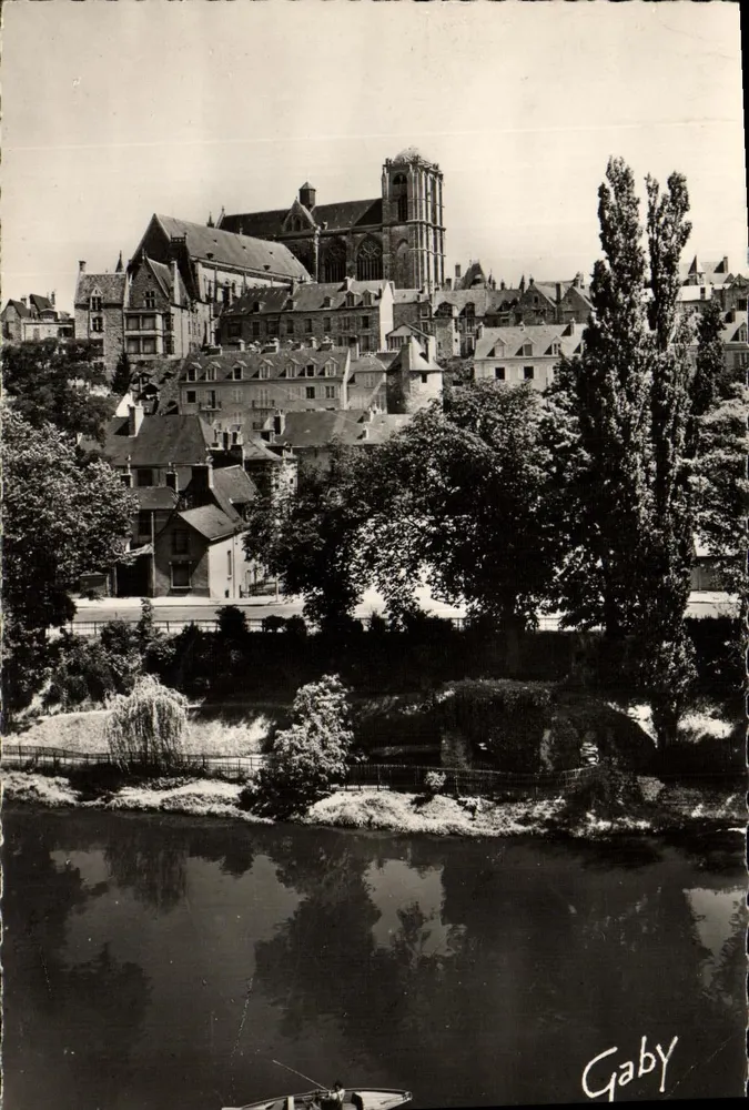 Le Mans (Sarthe) — A Sarthe e a Catedral — Éditions Gaby - Frente