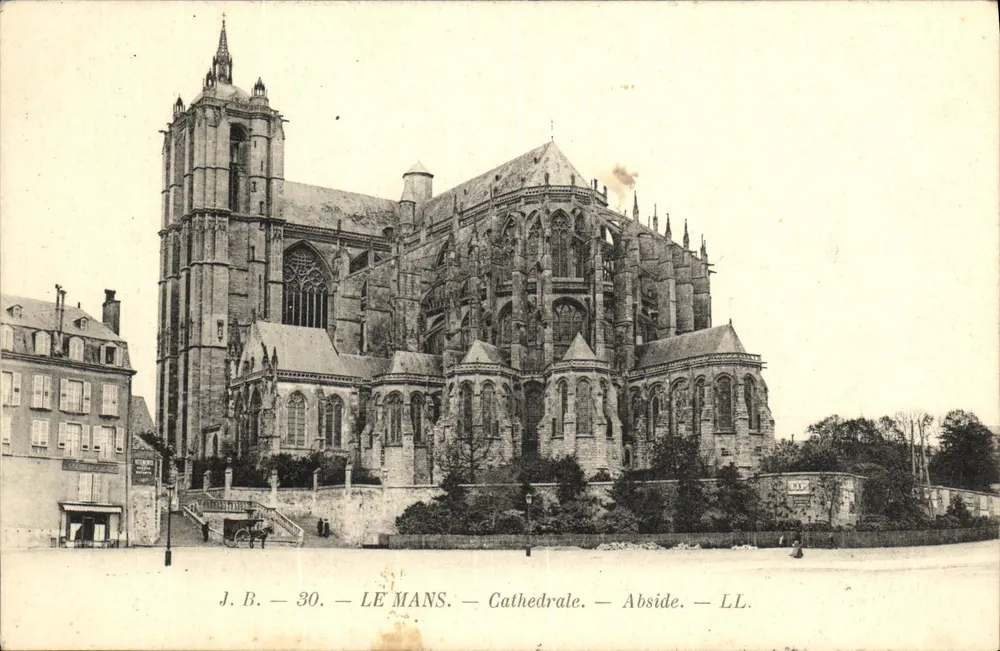 Le Mans — Catedral — Abside — J.B. — n°30 - Frente