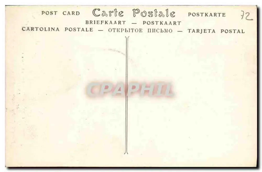 Portal der Kirche Notre-Dame de la Couture — Le Mans — Edition L. Joniaux, Nr. 255 - Rückseite