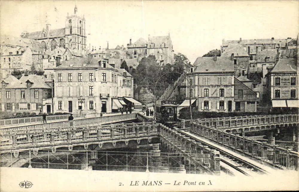 Le Mans — O Pont em X — Editora B.D. n°2 - Frente