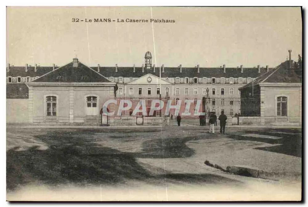 Le Mans - Die Kaserne Paixhaus — anonymer Verleger, Seriennummer 32 - Vorderseite