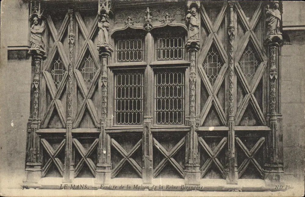 Le Mans — Fenster der Maison de la Reine Bérengère — ND Phot - Vorderseite