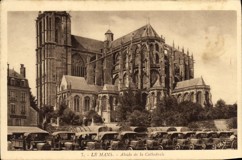 Le Mans — Abside de la Cathédrale — Gaby, Nantes - Frente