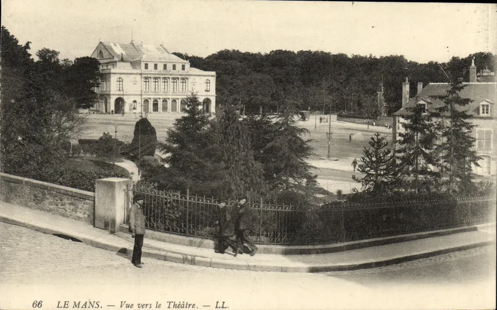 Le Mans — Vista para o Teatro — LL. — n° 66 - Frente