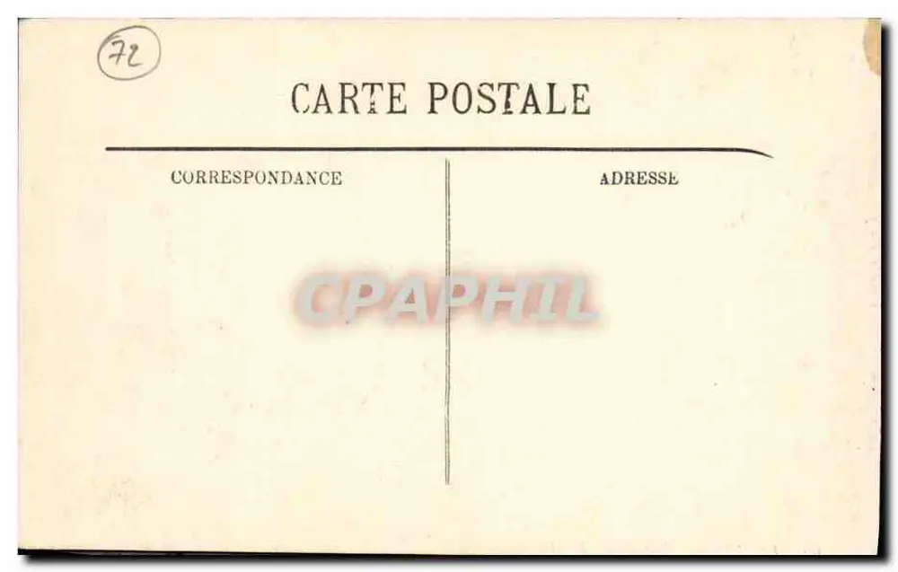 Le Mans — Vista para o Teatro — LL. — n° 66 - Verso