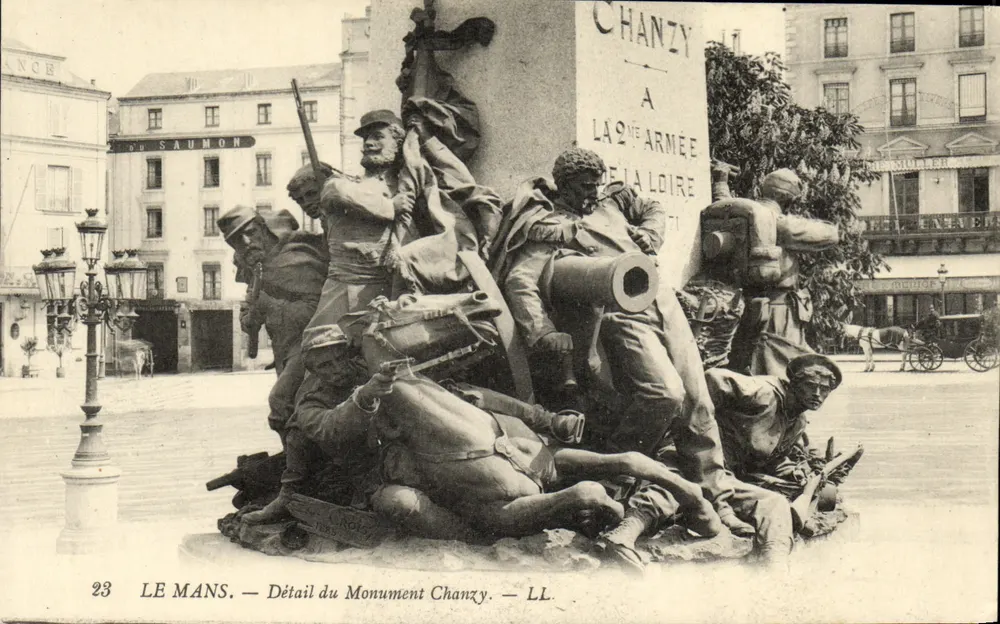 Le Mans — Detail des Chanzy-Monuments — LL. n°23 - Vorderseite