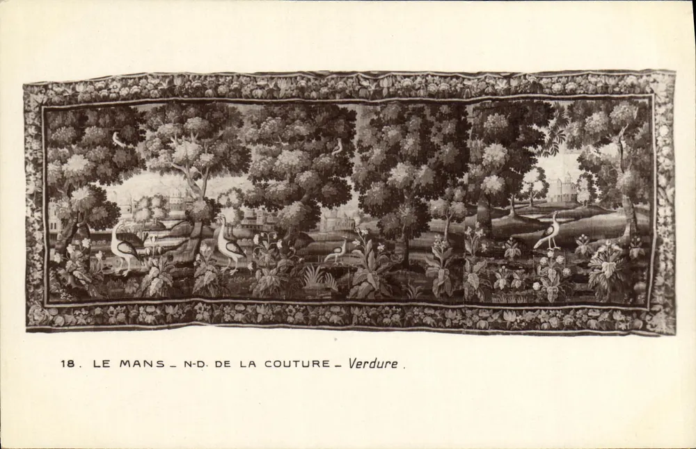 Le Mans - N-D de la Couture - Verdure — Tapeçaria - Frente