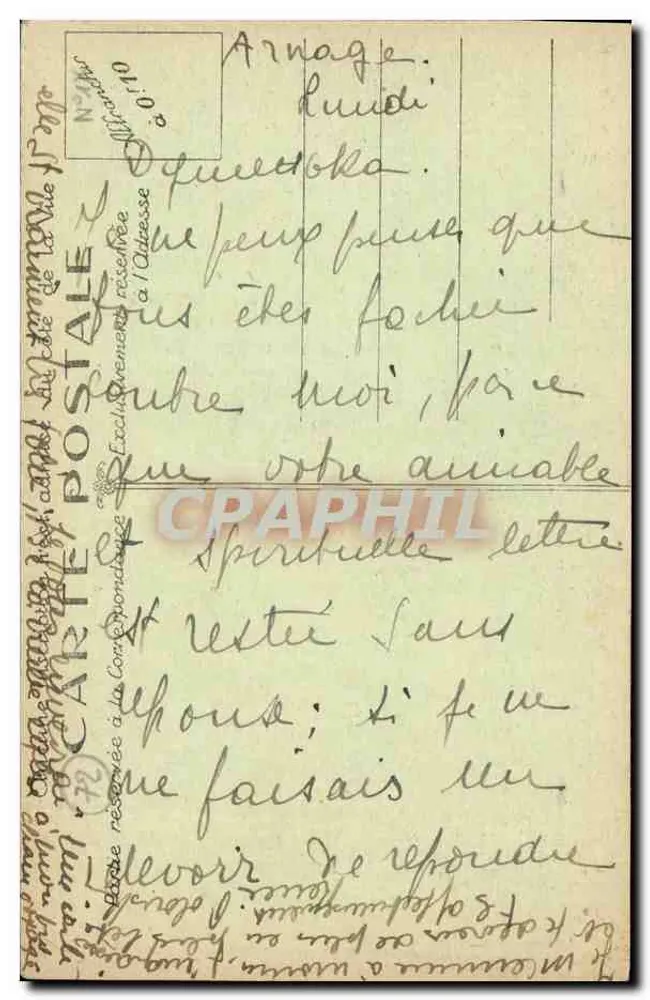 Le Mans — Cattedrale e Monumento Wilbur Wrigth — Edizione N. G. - Verso