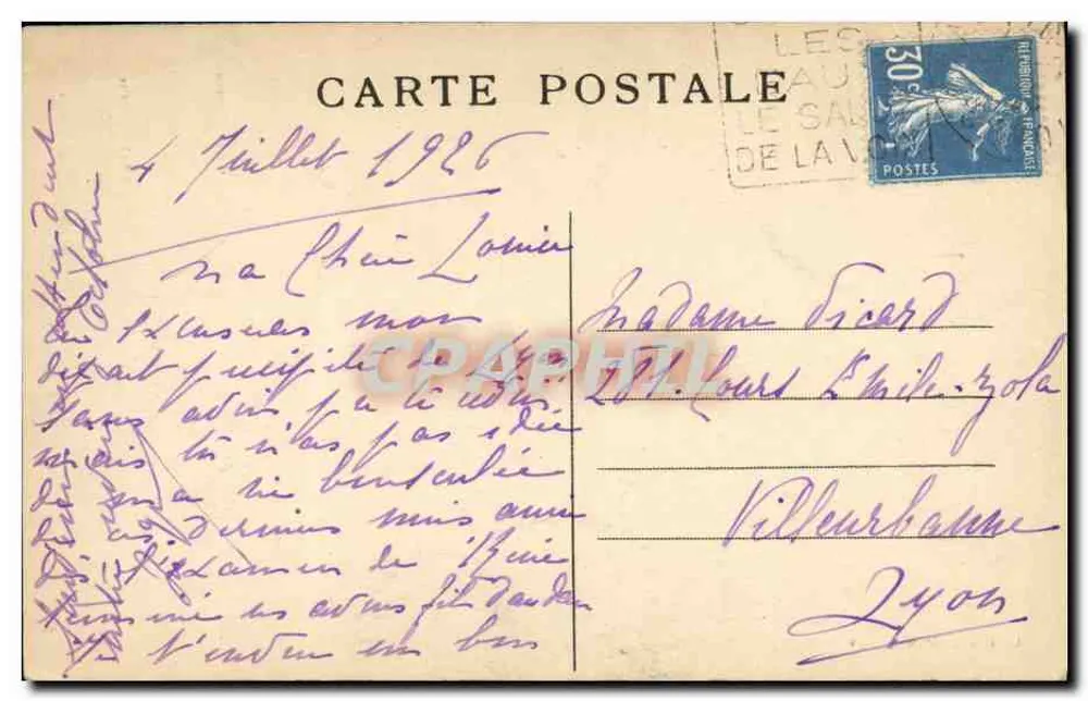 LES MARCHES (Savoie) — Ansicht vom Schlosshof — n°402 - Rückseite