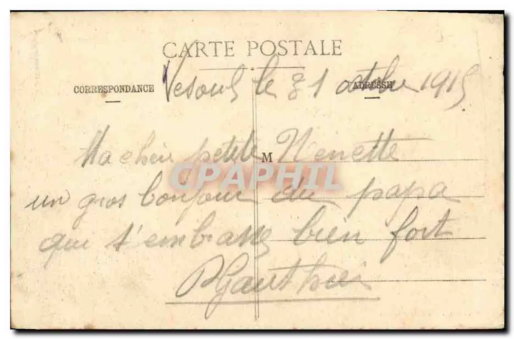 Pittoreske Vosges — 196. La Roche du Page - Mont de la Béheuille - Rückseite