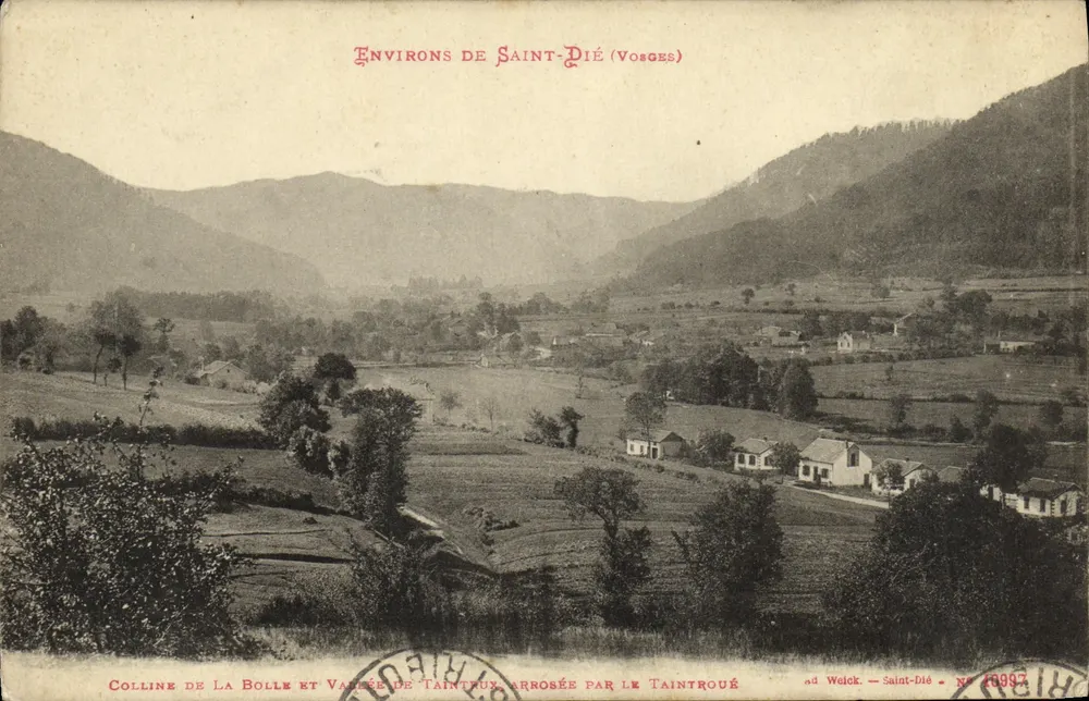 Bolle-Höhe und Taintroux-Tal — Umgebung von Saint-Dié (Vosges) — ad Weilck — Nr. 7997 - Vorderseite