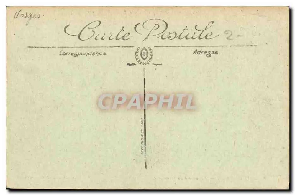 Rambervillers — Monumento del Cementerio — E. Mamet, Rambervillers - Reverso