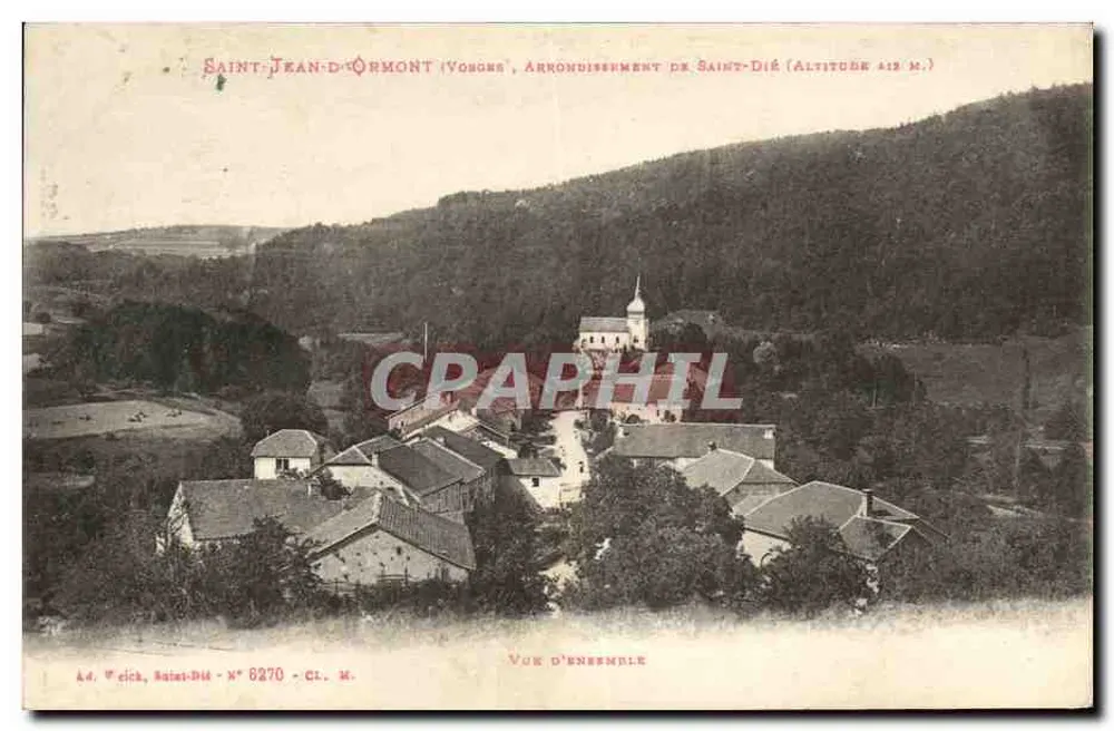 Saint-Jean-d'Ormont (Vosges) — Vista geral — W. Eick, N° 8270, CL. M. - Frente