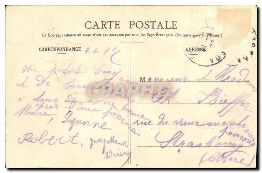Saint-Pié — Allgemeiner Blick vom Kirchhof Saint-Martin — Imp. Ad W. (Deposité) Nr. 2548 - Rückseite