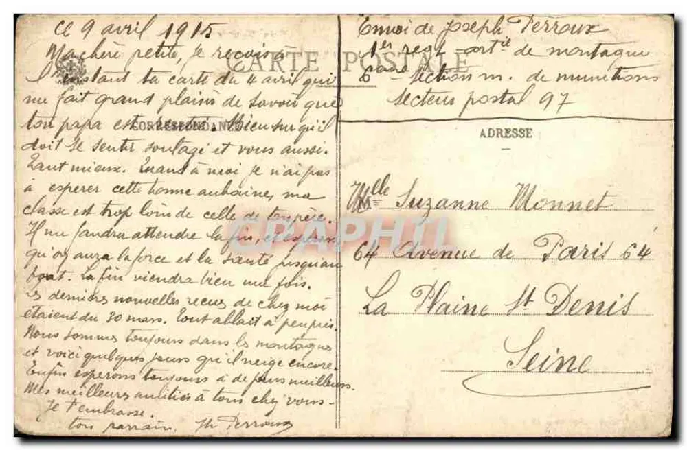 Le Rudlin (Vosges) — Vue générale — Ad. Walck, Saint-Dié, n° 8935 - Rückseite