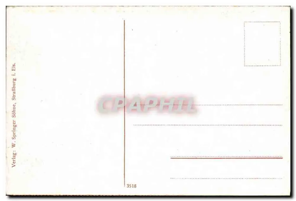 Schnierlach (Vogesen) — vista panorâmica — W. Springer, n° 3518 - Verso