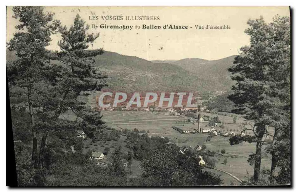 Giromagny und der Ballon d'Alsace — Übersicht — LES VOSGES ILLUSTRÉES - Vorderseite