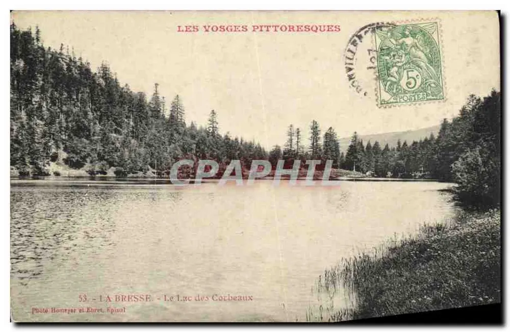 See der Krähen — Die malerischen Vosges — Photo Homeyer et Euret, Épinal - Vorderseite